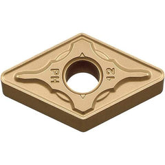 Kyocera - DNMG432 PH Grade CA025P Carbide Turning Insert - TiCN/Al2O3/TiN Finish, 55° Diamond, 1/2" Inscr Circle, 3/16" Thick, 1/32" Corner Radius - USA Tool & Supply