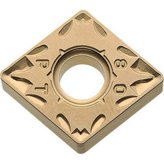 Kyocera - CNMG433 PT Grade CA025P Carbide Turning Insert - TiCN/Al2O3/TiN Finish, 80° Diamond, 1/2" Inscr Circle, 3/16" Thick, 3/64" Corner Radius - USA Tool & Supply