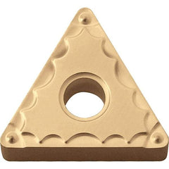 Kyocera - TNMG331 GP Grade CA025P Carbide Turning Insert - TiCN/Al2O3/TiN Finish, 60° Triangle, 3/8" Inscr Circle, 3/16" Thick, 1/64" Corner Radius - USA Tool & Supply