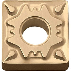 Kyocera - SNMG432 HQ Grade CA025P Carbide Turning Insert - TiCN/Al2O3/TiN Finish, 90° Square, 1/2" Inscr Circle, 3/16" Thick, 1/32" Corner Radius - USA Tool & Supply