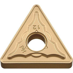 Kyocera - TNMG434 PH Grade CA025P Carbide Turning Insert - TiCN/Al2O3/TiN Finish, 60° Triangle, 1/2" Inscr Circle, 3/16" Thick, 1/16" Corner Radius - USA Tool & Supply