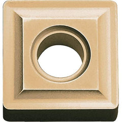 Kyocera - SNMG322 Grade CA025P Carbide Turning Insert - TiCN/Al2O3/TiN Finish, 90° Square, 3/8" Inscr Circle, 1/8" Thick, 1/32" Corner Radius - USA Tool & Supply