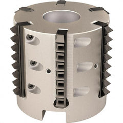 Vargus - 47.94mm Cut Diam, 200mm Max Hole Depth, 22mm Shank Diam, Internal/External Indexable Thread Mill - Insert Style R41, 5 Inserts, Toolholder Style RTMC-D, 50mm OAL - USA Tool & Supply