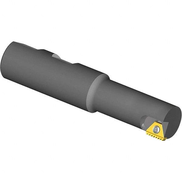 Vargus - 1.181" Cut Diam, 2.05" Max Depth of Cut, 1" Shank Diam, Internal/External Indexable Thread Mill - Insert Style 5, 5/8" Insert Size, 1 Insert, Toolholder Style TMC, 4.37" OAL - USA Tool & Supply