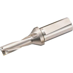 Kyocera - 2.814" Max Drill Depth, 3xD, 0.938" Diam, Indexable Insert Drill - 2 Inserts, 1" Shank Diam, Weldon Shank - USA Tool & Supply
