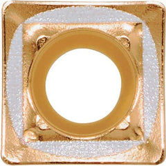 Kyocera - SCMT060205 GH-E Grade PR1225 Carbide Indexable Drill Insert - Megacoat Finish, Square, 6.4mm Inscribed Circle - USA Tool & Supply