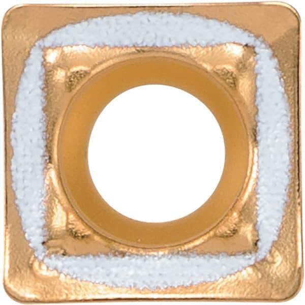Kyocera - SCMT050205 GM-E Grade CA415D Carbide Indexable Drill Insert - TiCN/Al2O3/TiN Finish, Square, 5.25mm Inscribed Circle - USA Tool & Supply
