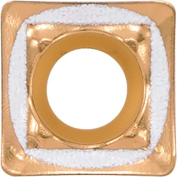 Kyocera - SCMT070305 SM-E Grade CA520D Carbide Indexable Drill Insert - TiCN/Al2O3/TiN Finish, Square, 7.65mm Inscribed Circle - USA Tool & Supply