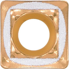 Kyocera - SCMT060205 SM-E Grade PR1225 Carbide Indexable Drill Insert - Megacoat Finish, Square, 6.4mm Inscribed Circle - USA Tool & Supply