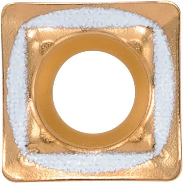 Kyocera - SCMT070305 GM-E Grade CA415D Carbide Indexable Drill Insert - TiCN/Al2O3/TiN Finish, Square, 7.65mm Inscribed Circle - USA Tool & Supply
