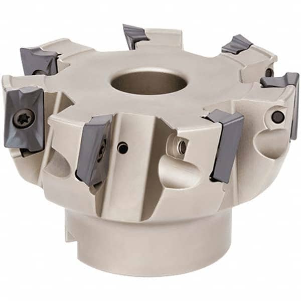 Tungaloy - 4" Cut Diam, 1-1/2" Arbor Hole Diam, Indexable Square-Shoulder Face Mill - USA Tool & Supply