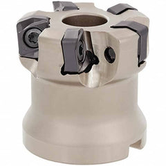 Tungaloy - 3" Cut Diam, 1" Arbor Hole, Indexable High-Feed Face Mill - USA Tool & Supply