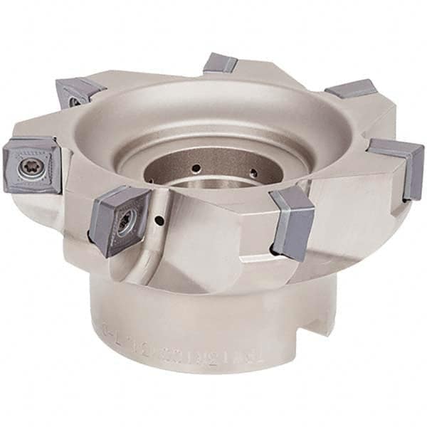 Tungaloy - 4" Cut Diam, 1-1/2" Arbor Hole Diam, Indexable Square-Shoulder Face Mill - USA Tool & Supply