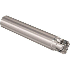 Seco - 32mm Cut Diam, 12mm Max Depth of Cut, 32mm Shank Diam, 195mm OAL, Indexable Square Shoulder Slot Milling End Mill - LOEX12 Inserts, Straight Shank, 90° Lead Angle, Through Coolant, Series 217.94-12 - USA Tool & Supply