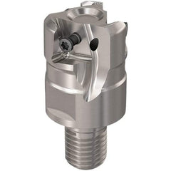Seco - 32mm Cut Diam, 12mm Max Depth of Cut, 16mm Shank Diam, 40mm OAL, Indexable Square Shoulder Slot Milling End Mill - LOEX12 Inserts, M16 Modular Connection, 90° Lead Angle, Through Coolant, Series 217.94-12 - USA Tool & Supply