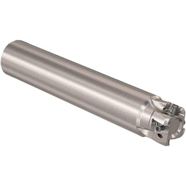 Seco - 1-1/2" Cut Diam, 13mm Max Depth of Cut, 1-1/2" Shank Diam, 210mm OAL, Indexable Square Shoulder Slot Milling End Mill - LOEX12 Inserts, Straight Shank, 90° Lead Angle, Through Coolant, Series 217.94-12 - USA Tool & Supply