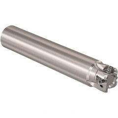 Seco - 1-1/2" Cut Diam, 13mm Max Depth of Cut, 1-1/2" Shank Diam, 210mm OAL, Indexable Square Shoulder Slot Milling End Mill - LOEX12 Inserts, Straight Shank, 90° Lead Angle, Through Coolant, Series 217.94-12 - USA Tool & Supply