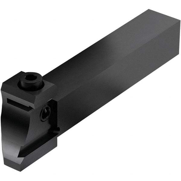 Seco - Tool Block Style 150.10-JETI, 15.49mm Blade Height, 81mm OAL, 16mm OAH, Indexable Cutoff Blade Tool Block - 16mm Shank Width, Through Coolant - USA Tool & Supply