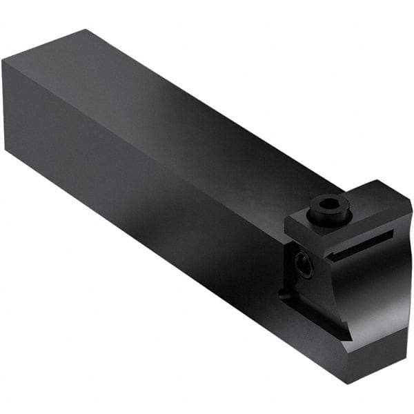 Seco - Tool Block Style 150.10-JETI, 15.49mm Blade Height, 118.3mm OAL, 1" OAH, Indexable Cutoff Blade Tool Block - 1mm Shank Height, 1" Shank Width, Through Coolant - USA Tool & Supply