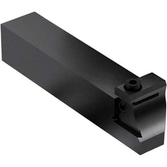 Seco - Tool Block Style 150.10-JETI, 15.49mm Blade Height, 118.3mm OAL, 1" OAH, Indexable Cutoff Blade Tool Block - 1mm Shank Height, 1" Shank Width, Through Coolant - USA Tool & Supply