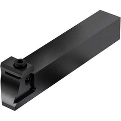 Seco - Tool Block Style 150.10-JETI, 15.49mm Blade Height, 80.3mm OAL, 3/4" OAH, Indexable Cutoff Blade Tool Block - 0.75mm Shank Height, 3/4" Shank Width, Through Coolant - USA Tool & Supply
