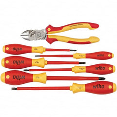 Wiha - 7 Piece Insulated Hand Tool Set - USA Tool & Supply