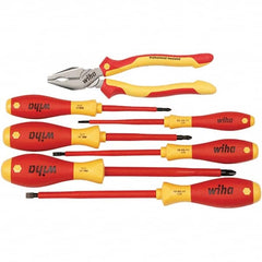 Wiha - 7 Piece Insulated Hand Tool Set - USA Tool & Supply