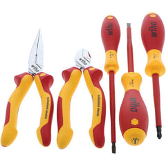 Wiha - 5 Piece Insulated Hand Tool Set - USA Tool & Supply