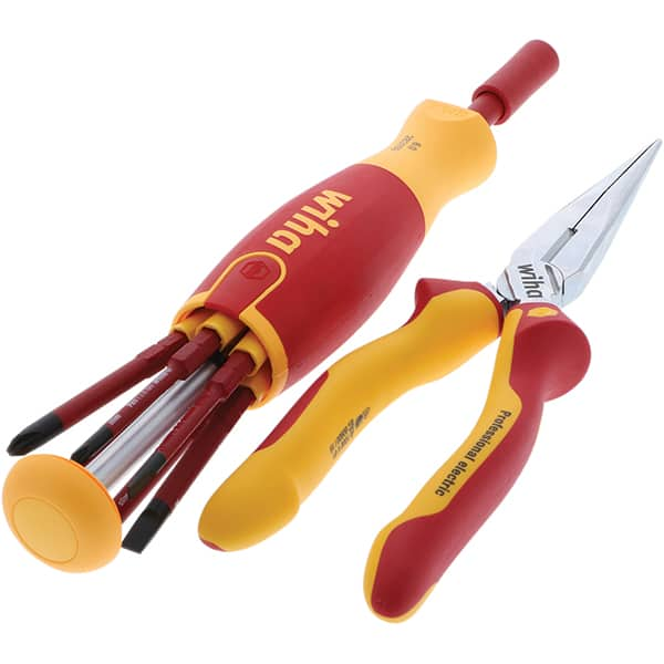 Wiha - 8 Piece Insulated Hand Tool Set - USA Tool & Supply