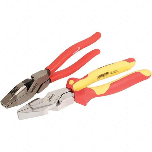 Wiha - Plier Sets Set Type: Insulated Pliers; Linesman Pliers Number of Pieces: 2 - USA Tool & Supply