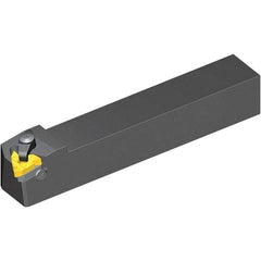 Vargus - External Thread, Right Hand Cut, 20mm Shank Width x 20mm Shank Height Indexable Threading Toolholder - 128.6mm OAL, 3ER Insert Compatibility, AL Toolholder, Series Standard - USA Tool & Supply