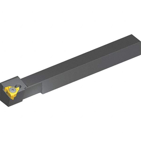 Vargus - Internal/External Thread, Right Hand Cut, 0.39" Shank Width x 0.39" Shank Height Indexable Threading Toolholder - 3.94" OAL, 2IR Insert Compatibility, OV Toolholder, Series Miniature Square Shank - USA Tool & Supply