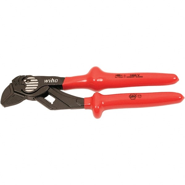 Wiha - 10" OAL, 1-7/8" Max Capacity, Quick-Adjusting Tongue & Groove Pliers - USA Tool & Supply