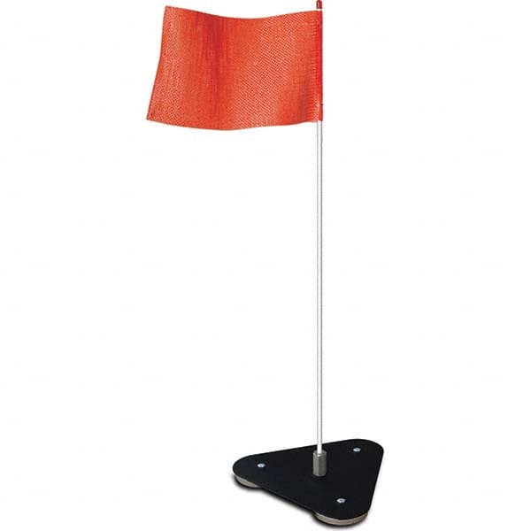 Checkers - Marking Flags Type: Warning Whip Flag Message or Pattern: Solid Color - USA Tool & Supply