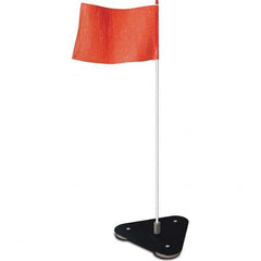 Checkers - Marking Flags Type: Warning Whip Flag Message or Pattern: Solid Color - USA Tool & Supply