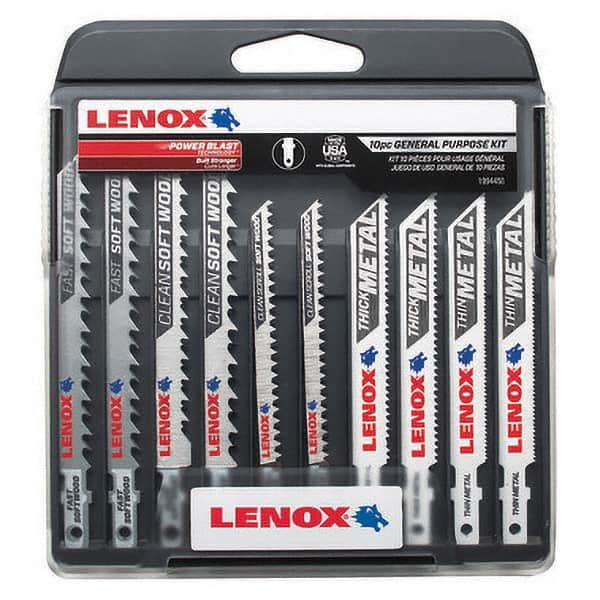 Lenox - Jig Saw Blade Sets Blade Material: Bi-Metal Minimum Blade Length (Inch): 3-5/8 - USA Tool & Supply