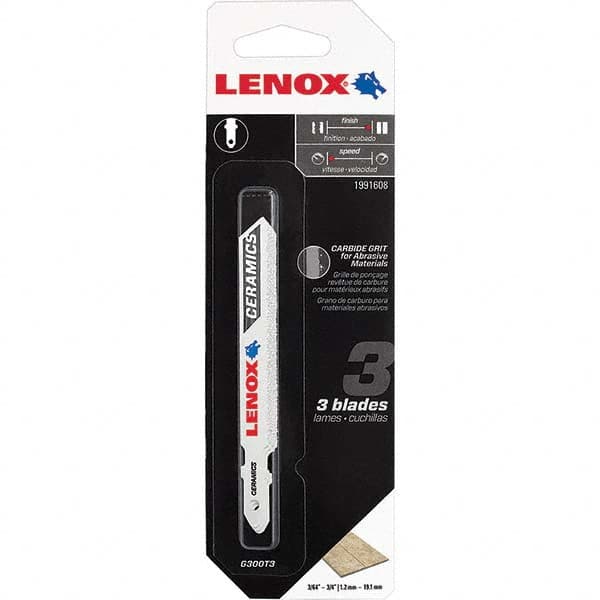 Lenox - Jig Saw Blades Blade Material: Bi-Metal Blade Length (Inch): 3-1/2 - USA Tool & Supply