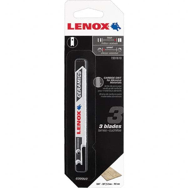 Lenox - Jig Saw Blades Blade Material: Bi-Metal Blade Length (Inch): 3-1/2 - USA Tool & Supply