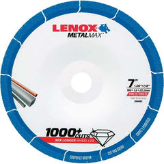 Lenox - Depressed-Center Wheels Wheel Diameter (Inch): 6 Wheel Thickness (Decimal Inch): 0.0500 - USA Tool & Supply