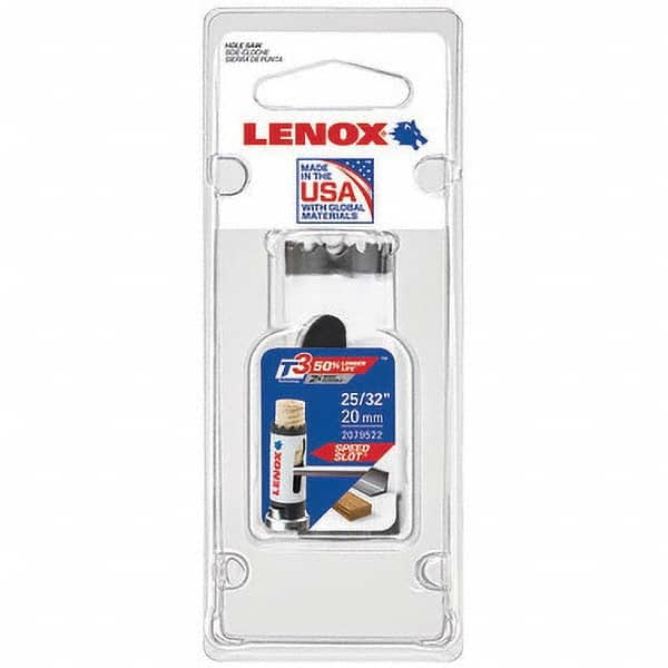 Lenox - Hole Saws Saw Diameter (mm): 1.50 Saw Diameter (Inch): 13/16 - USA Tool & Supply