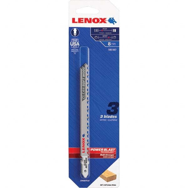 Lenox - Jig Saw Blades Blade Material: Bi-Metal Blade Length (Inch): 4-5/8 - USA Tool & Supply