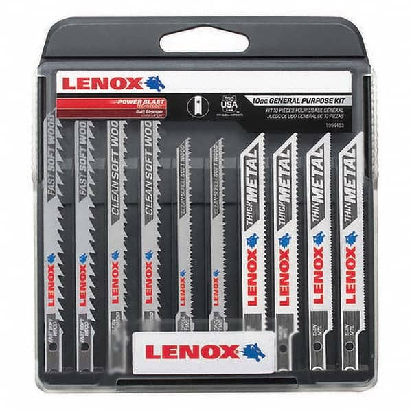 Lenox - Jig Saw Blade Sets Blade Material: Bi-Metal Minimum Blade Length (Inch): 3-5/8 - USA Tool & Supply