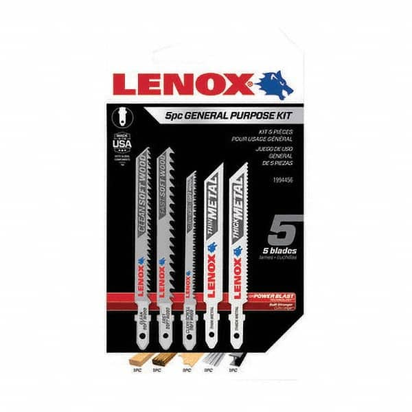 Lenox - Jig Saw Blade Sets Blade Material: Bi-Metal Minimum Blade Length (Inch): 3-5/8 - USA Tool & Supply