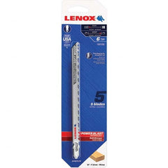 Lenox - Jig Saw Blades Blade Material: Bi-Metal Blade Length (Inch): 6 - USA Tool & Supply