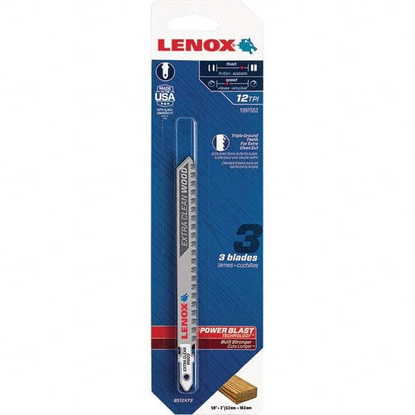 Lenox - Jig Saw Blades Blade Material: Bi-Metal Blade Length (Inch): 4-1/2 - USA Tool & Supply