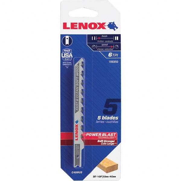 Lenox - Jig Saw Blades Blade Material: Bi-Metal Blade Length (Inch): 4 - USA Tool & Supply