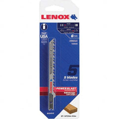 Lenox - Jig Saw Blades Blade Material: Bi-Metal Blade Length (Inch): 4 - USA Tool & Supply