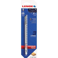 Lenox - Jig Saw Blades Blade Material: Bi-Metal Blade Length (Inch): 6 - USA Tool & Supply