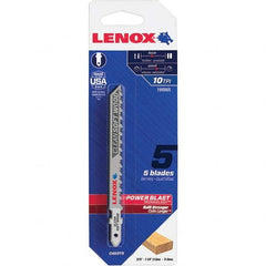 Lenox - Jig Saw Blades Blade Material: Bi-Metal Blade Length (Inch): 4 - USA Tool & Supply