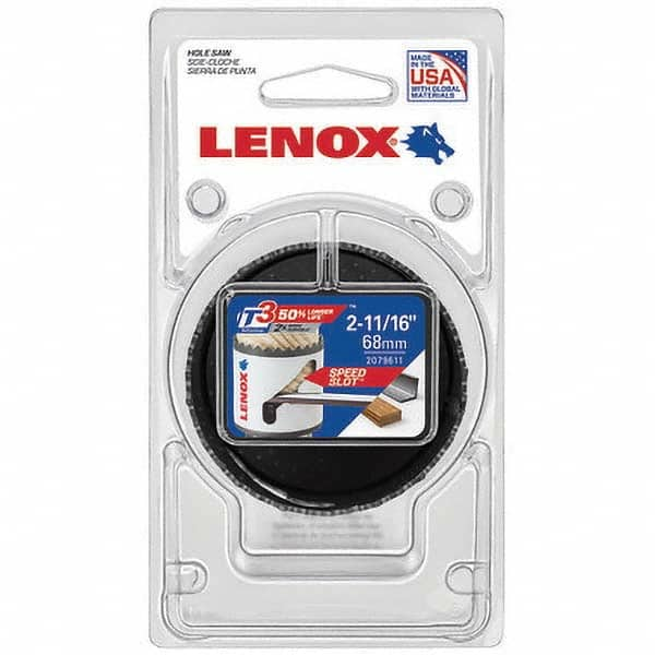 Lenox - Hole Saws Saw Diameter (mm): 1.50 Saw Diameter (Inch): 2-7/8 - USA Tool & Supply